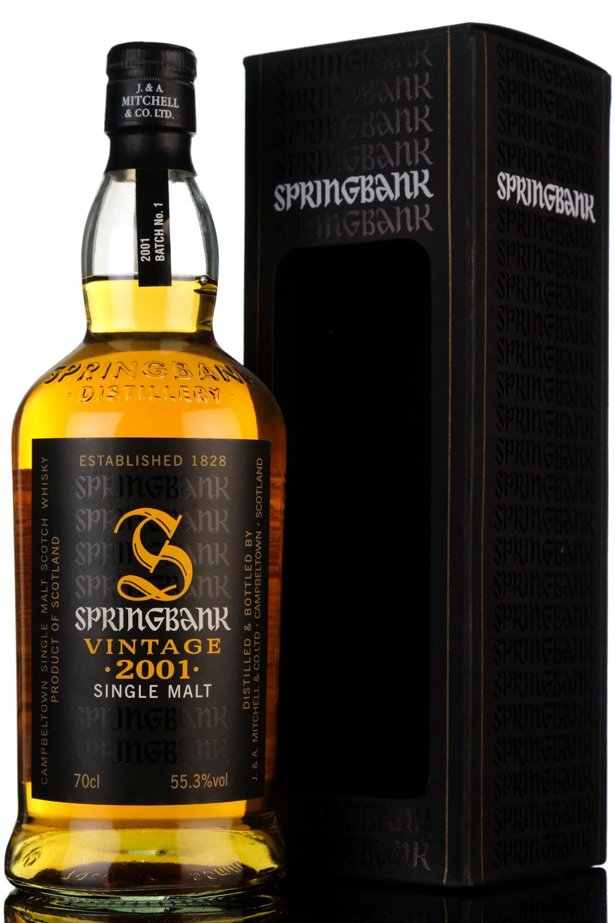 Springbank 20012009  Batch 1