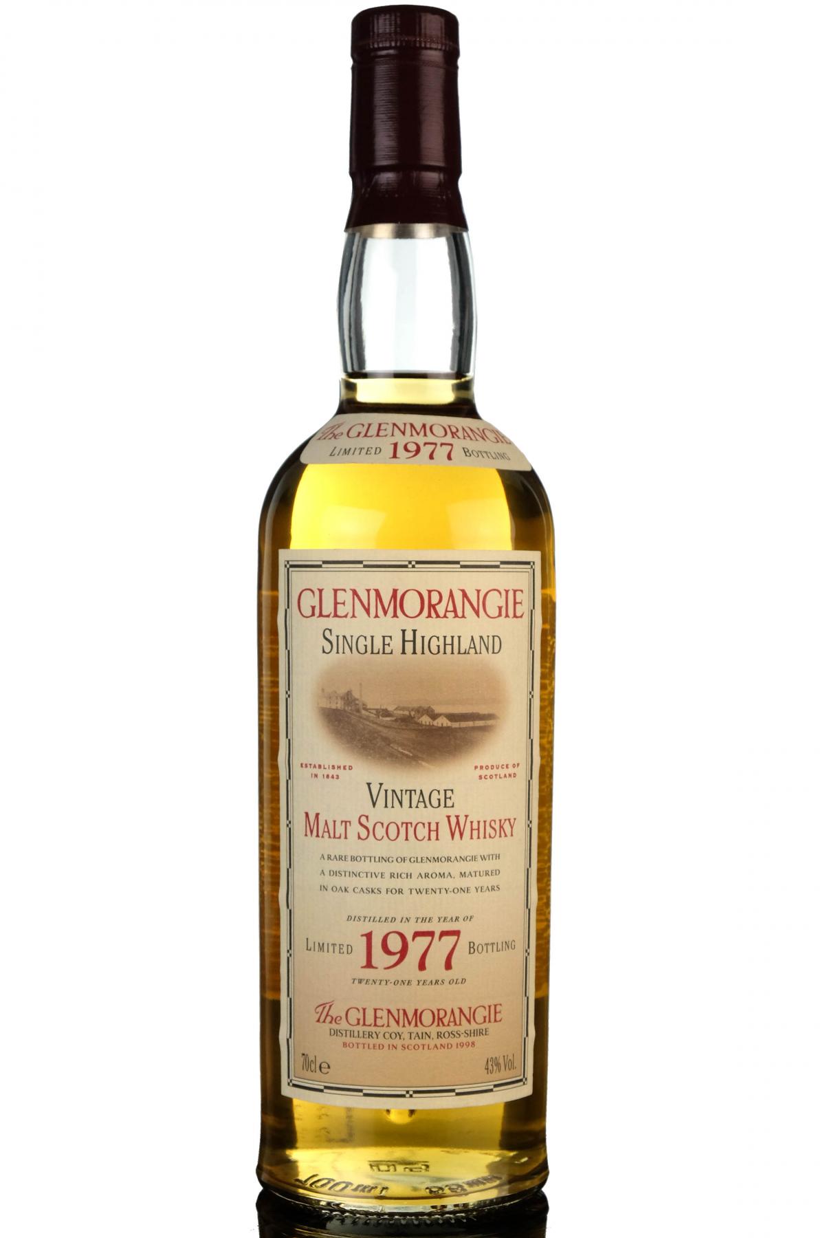 Glenmorangie 1977-1998 - 21 Year Old