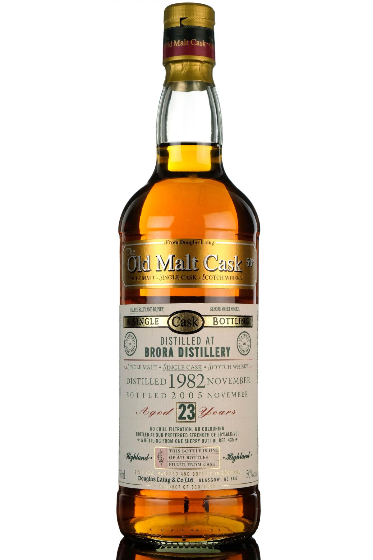 Brora 1982-2005 - 23 Year Old - Douglas Laing - Old Malt Cask