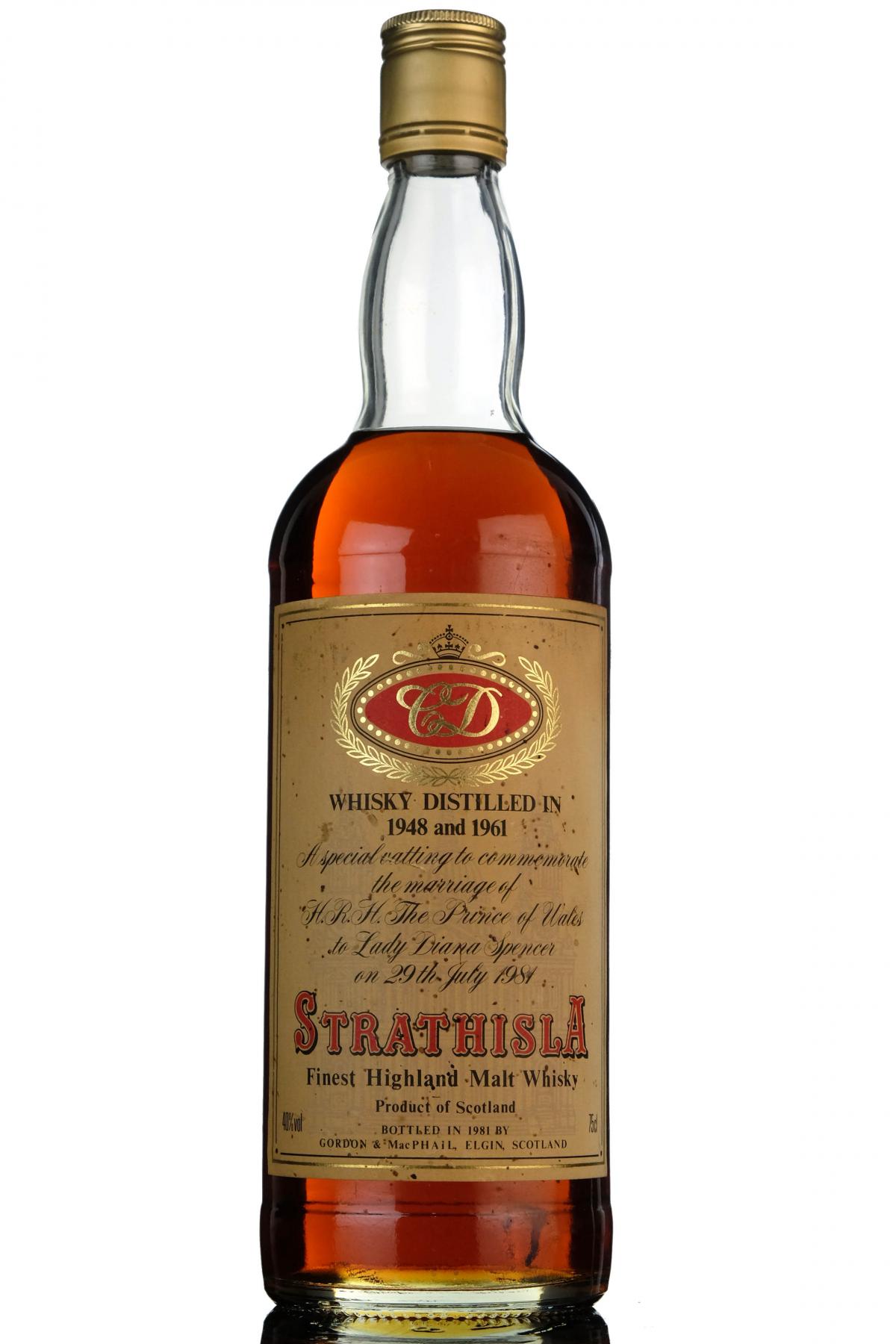 Strathisla Royal Marriage 1948 & 1961 - Gordon & MacPhail