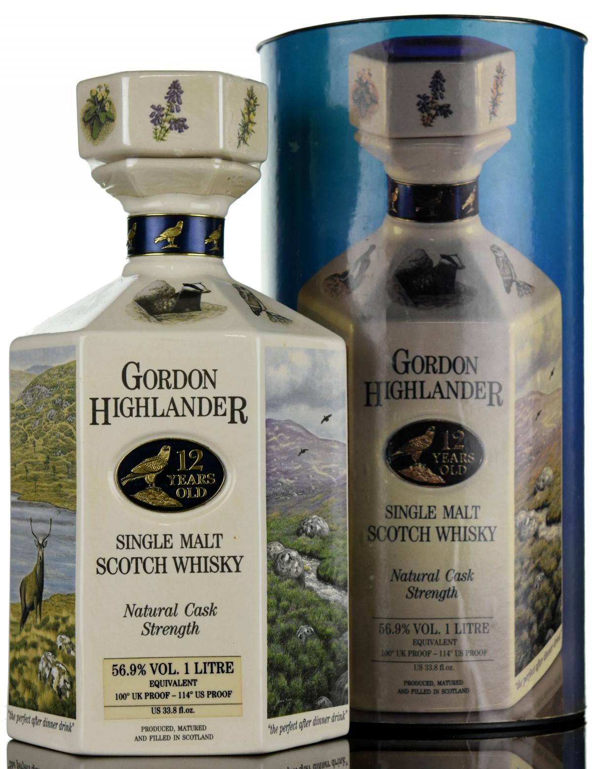 Gordon Highlanders 12 Year Old - Ceramic - 1 Litre