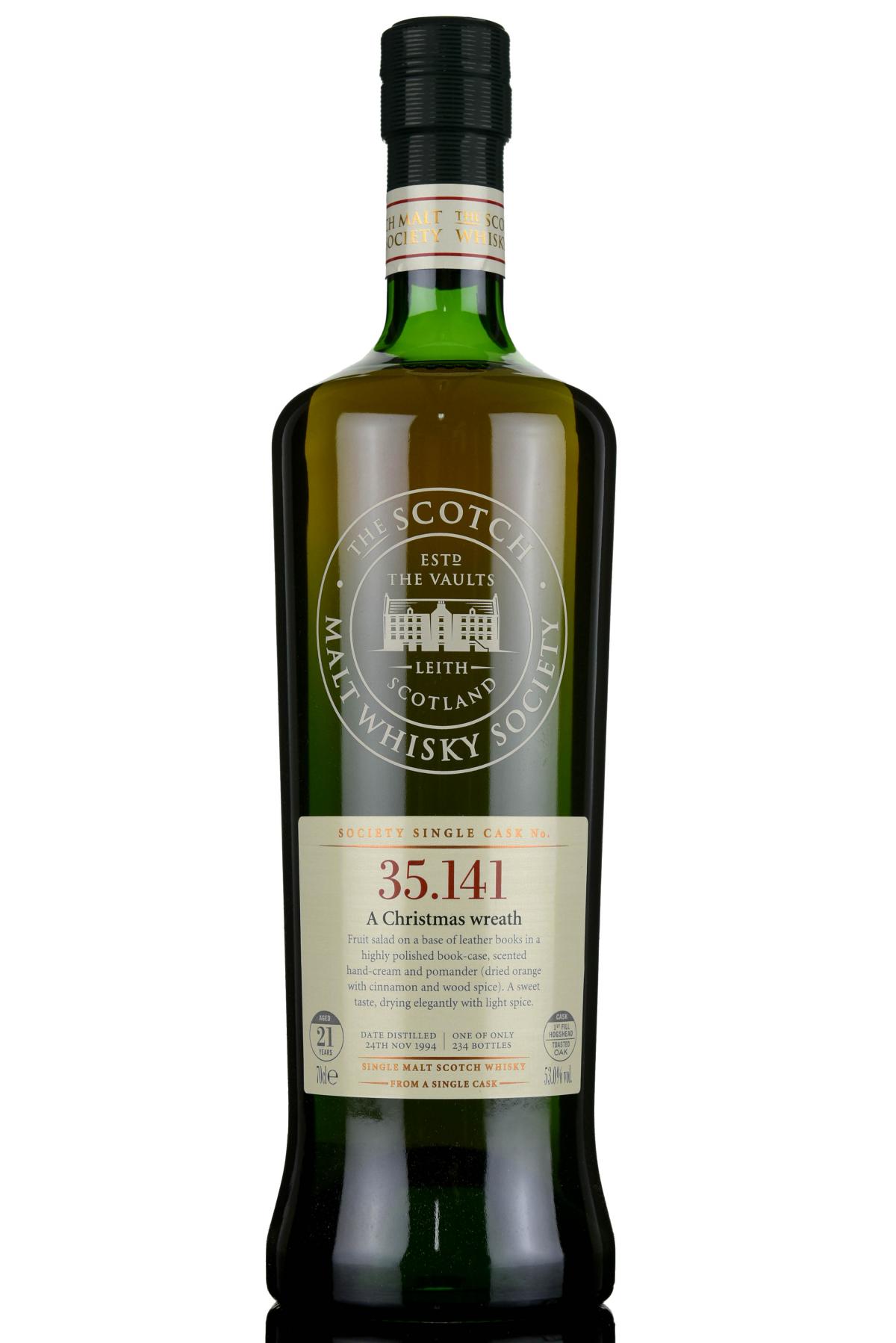 Glen Moray 1994 - 21 Year Old - SMWS 35.141