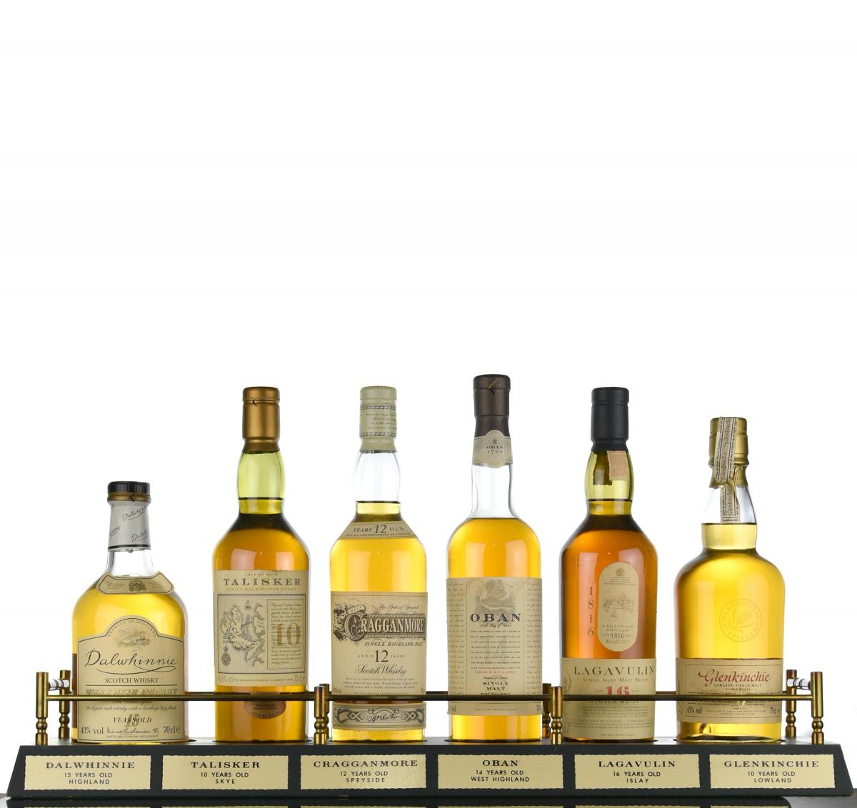 Full Set Of Classic Malts Of Scotland With Stand - 1990s