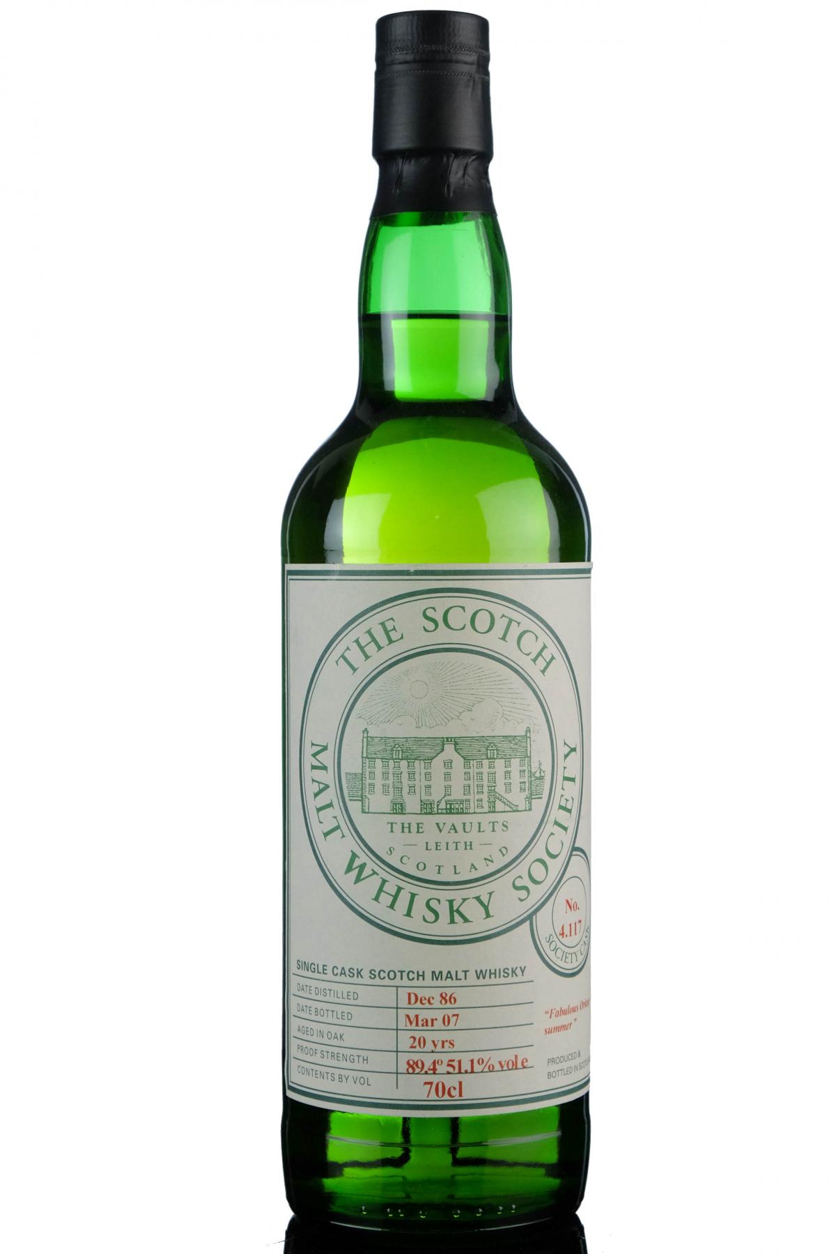 Highland Park 1986 - 2007 20 Smws 4117