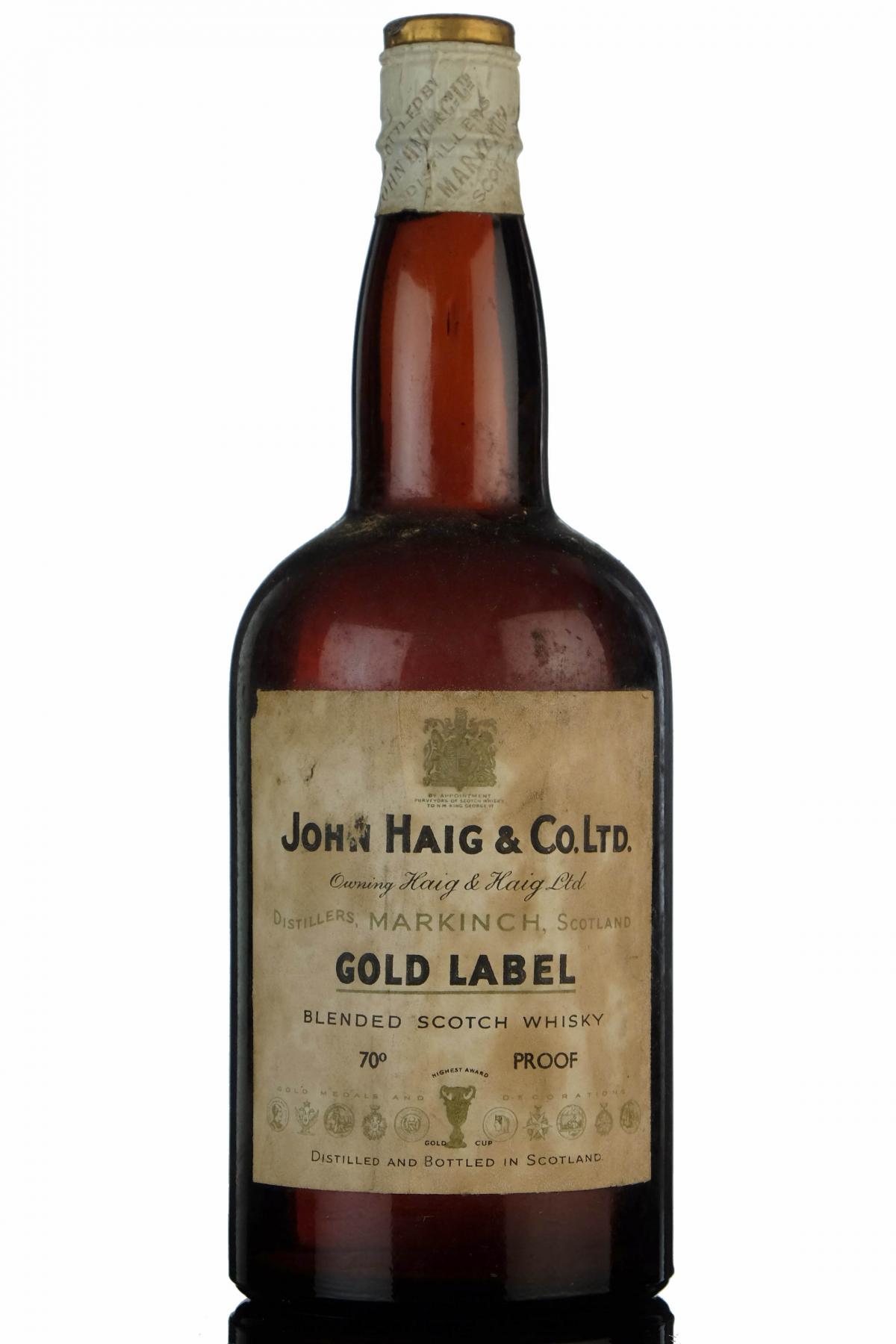Haig Gold Label - Late 1940s