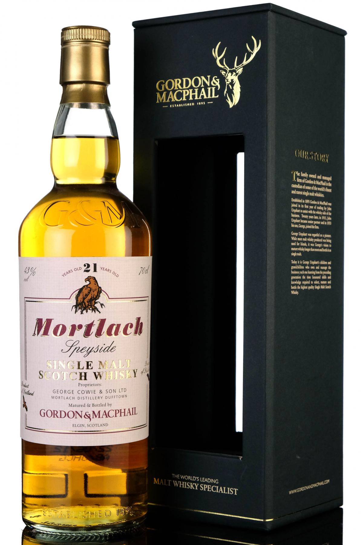 Mortlach 21 Year Old - Gordon & MacPhail