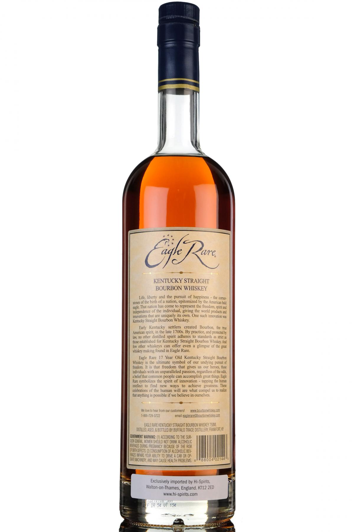 Eagle Rare 17 Year Old - Summer 2017 - Kentucky Straight Bourbon Whiskey