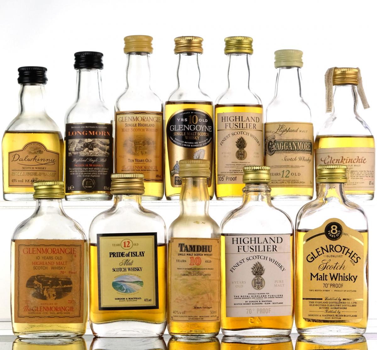 12 x Malt Miniatures