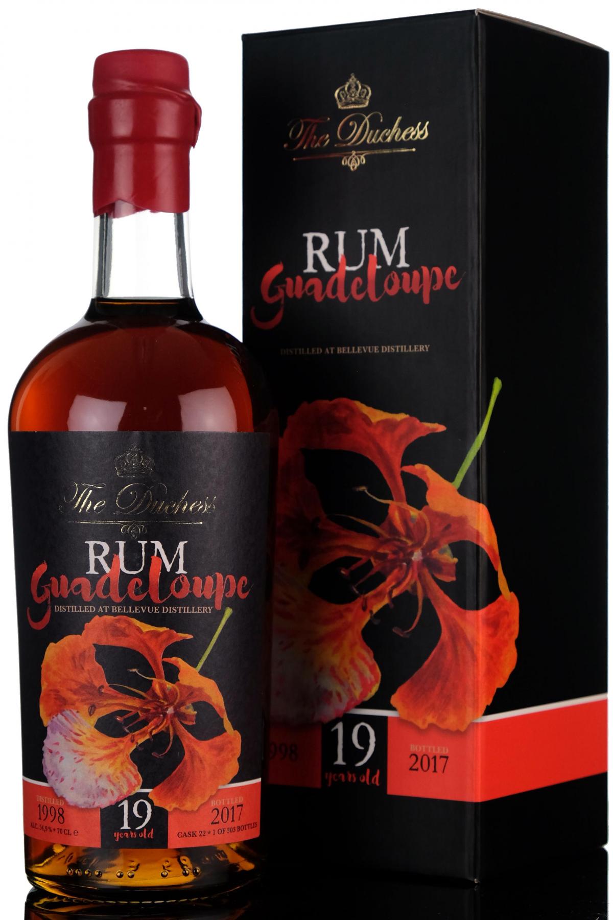 Bellevue 19982017  19 Year Old  The Duchess Guadeloupe Rum