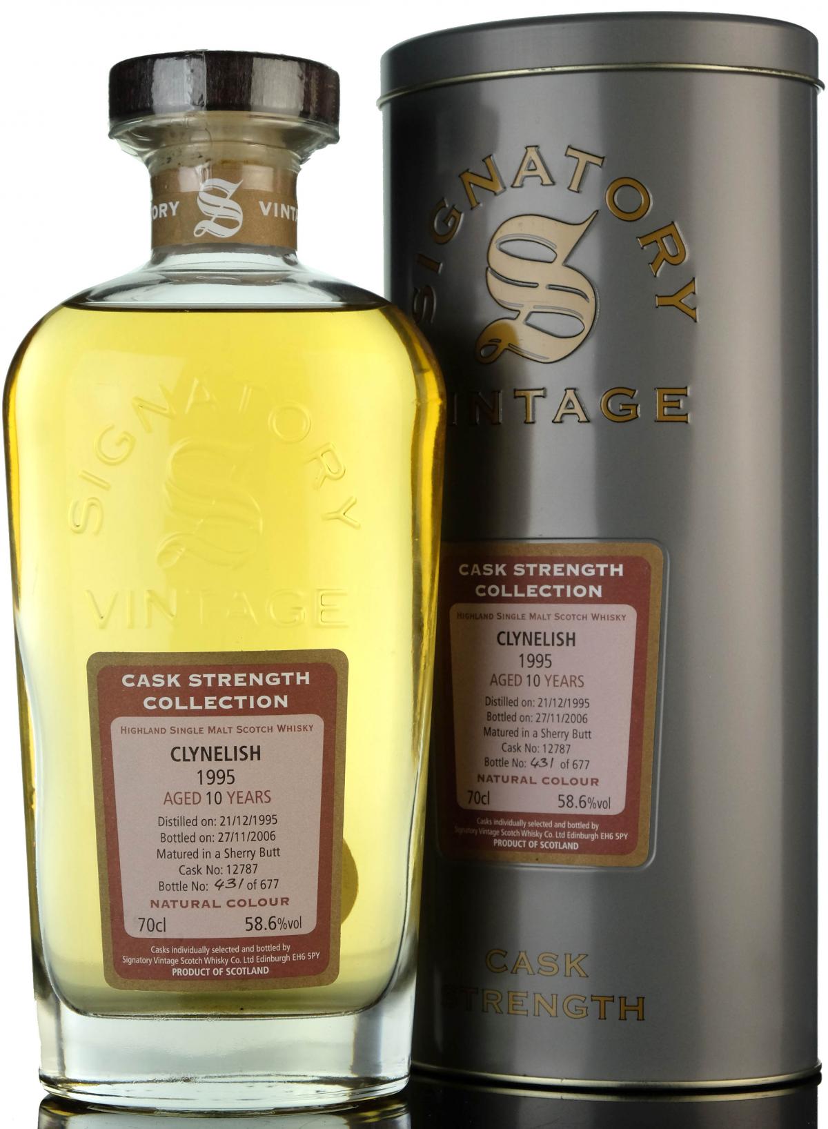 Clynelish 1995-2006 - 10 Year Old - Signatory Vintage
