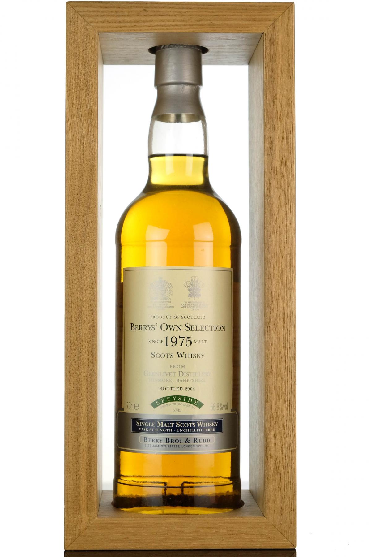 Glenlivet 1975 - 2004 Berry Bros Rudd