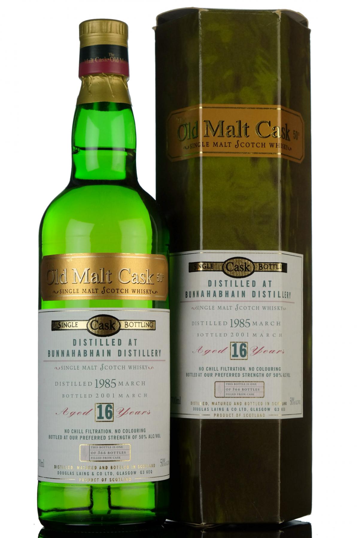 Bunnahabhain 1985-2001 - 16 Year Old - Douglas Laing - Old Malt Cask