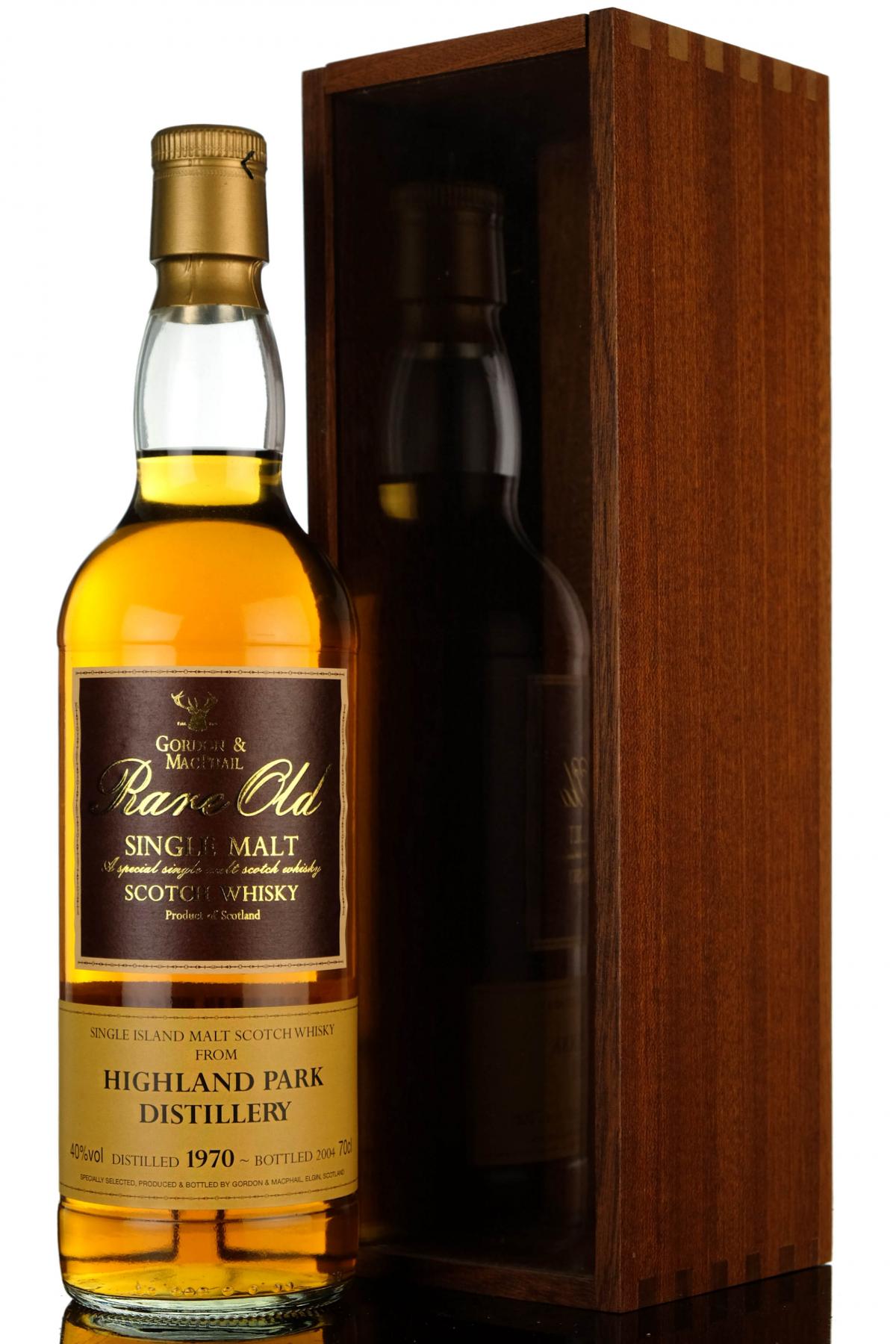 Highland Park 1970 - 2004 Rare Old Gordon Macphail