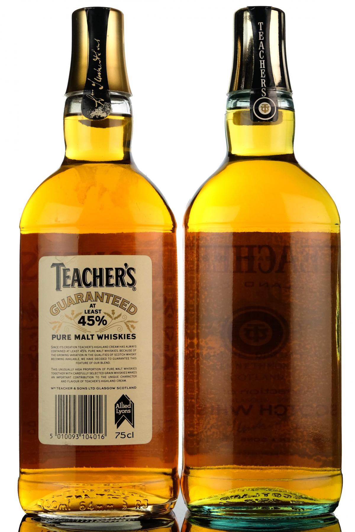 2 x Teachers Highland Cream