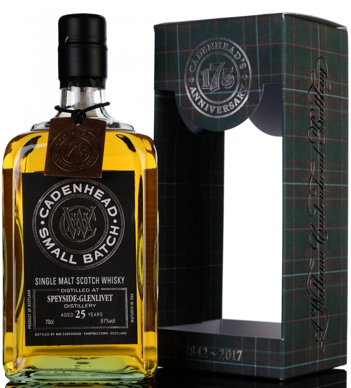 Speysideglenlivet 1991 - 2017 25 Cadenheads Small Batch 175th Anniversary