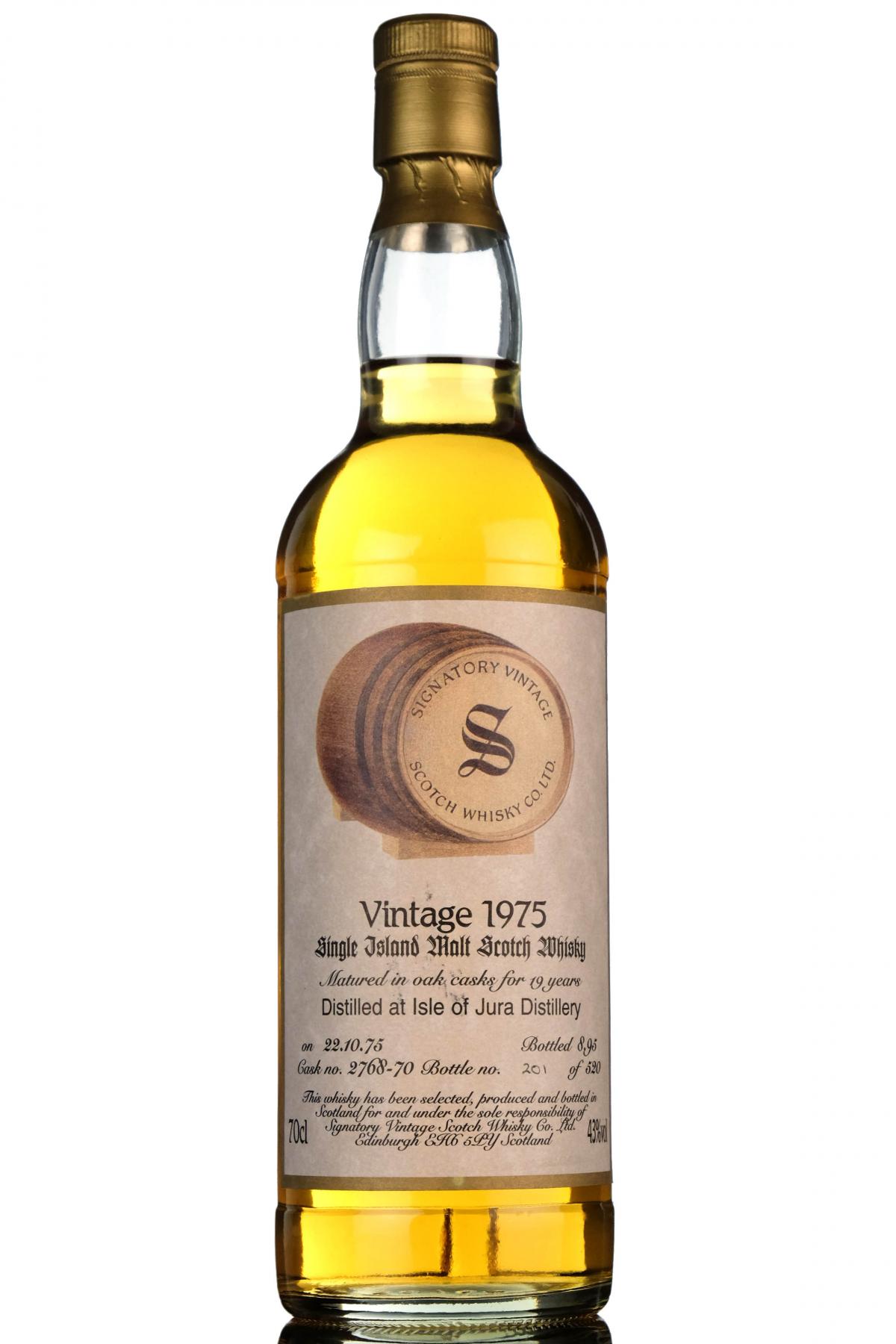 Isle Of Jura 19751995 19 Year Old Signatory Vintage