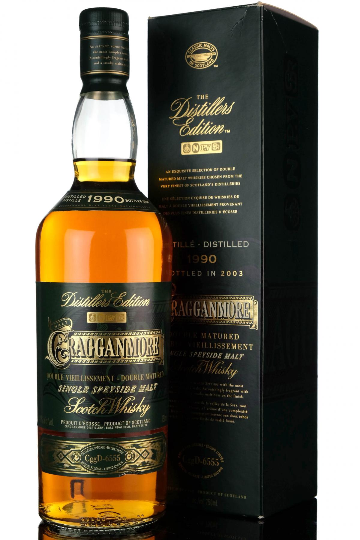 Cragganmore 1990-2003 - Distillers Edition
