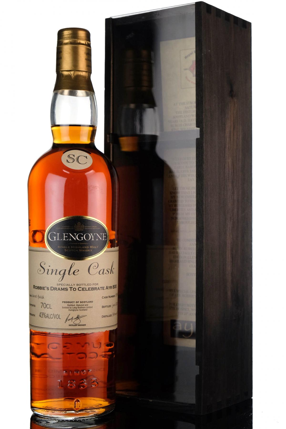 Glengoyne 1994-2005 - Single Cask 90481 - Robbies Dram