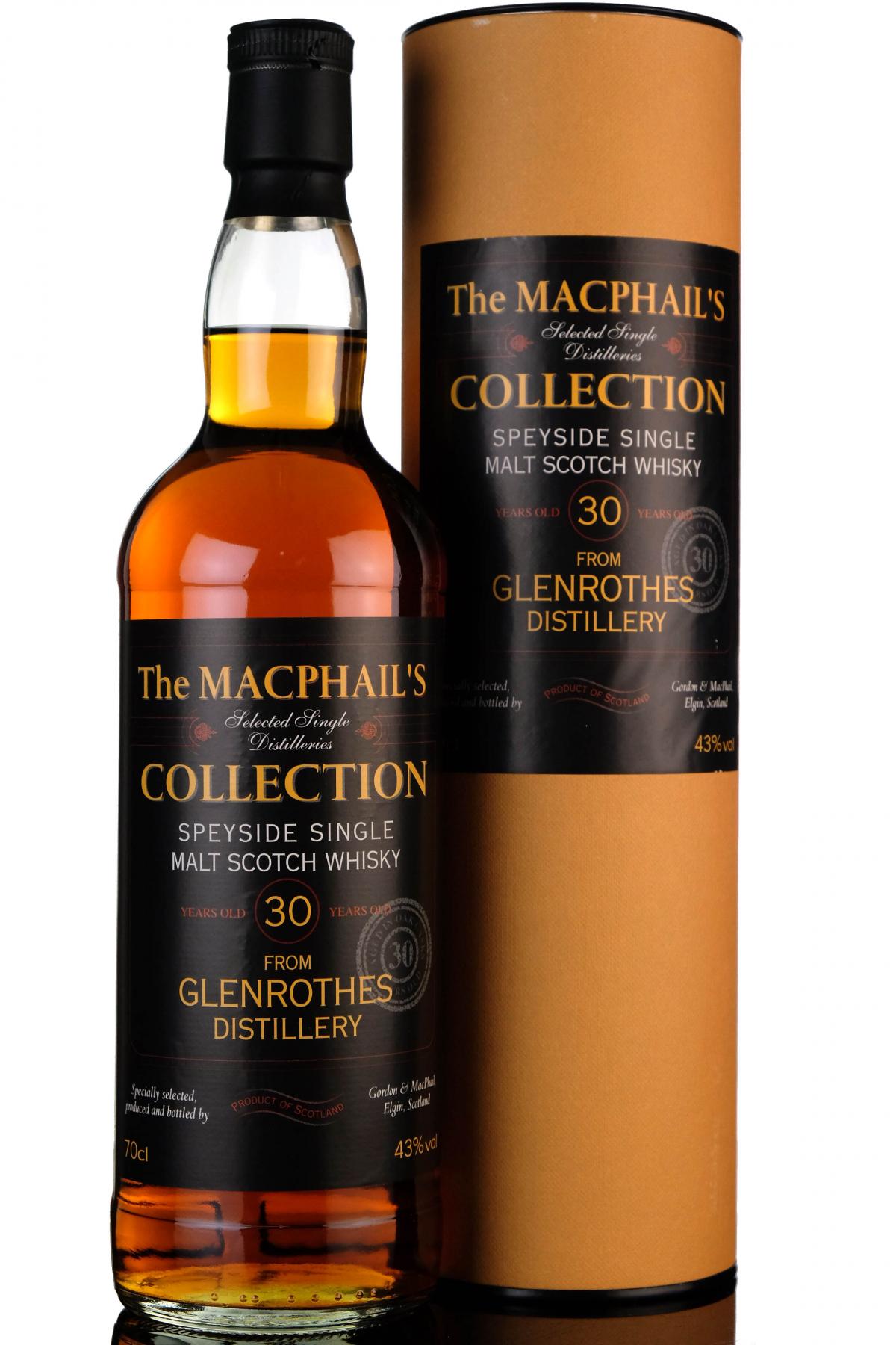 Glenrothes 30 Year Old - MacPhails Collection