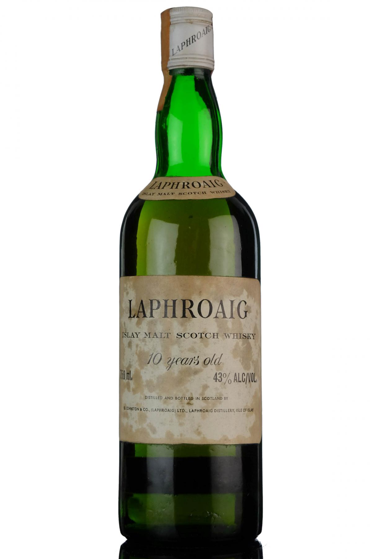 Laphroaig 10 Year Old - 1970s - Marion & Rossi Import