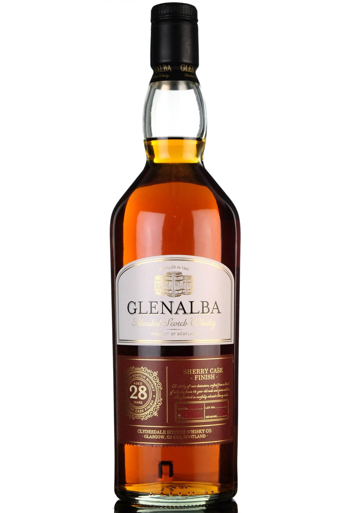 Glenalba 28 Year Old - Sherry Cask