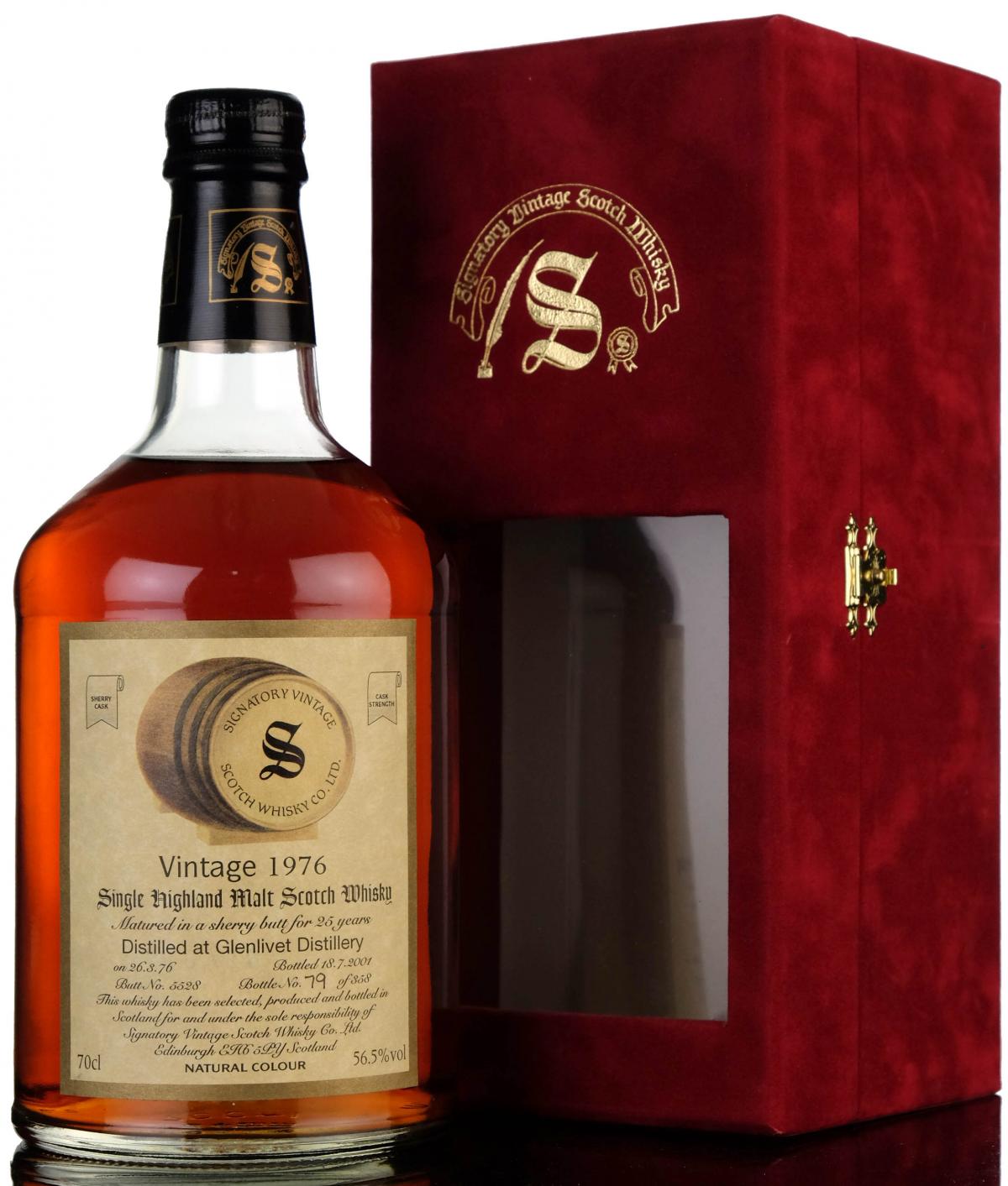 Glenlivet 1976 - 2001 25 Signatory Vintage