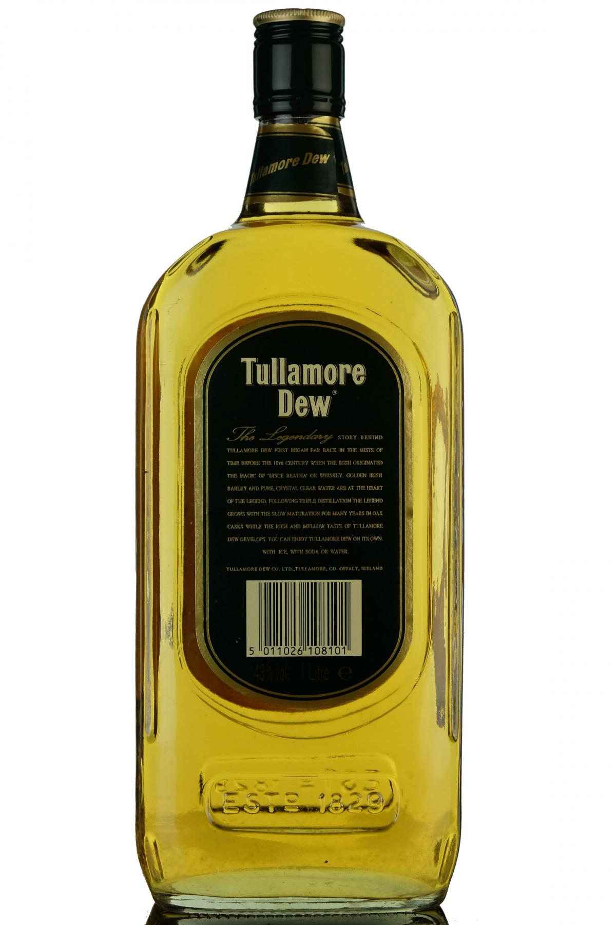 Tullamore Dew Irish Whiskey - 1 Litre