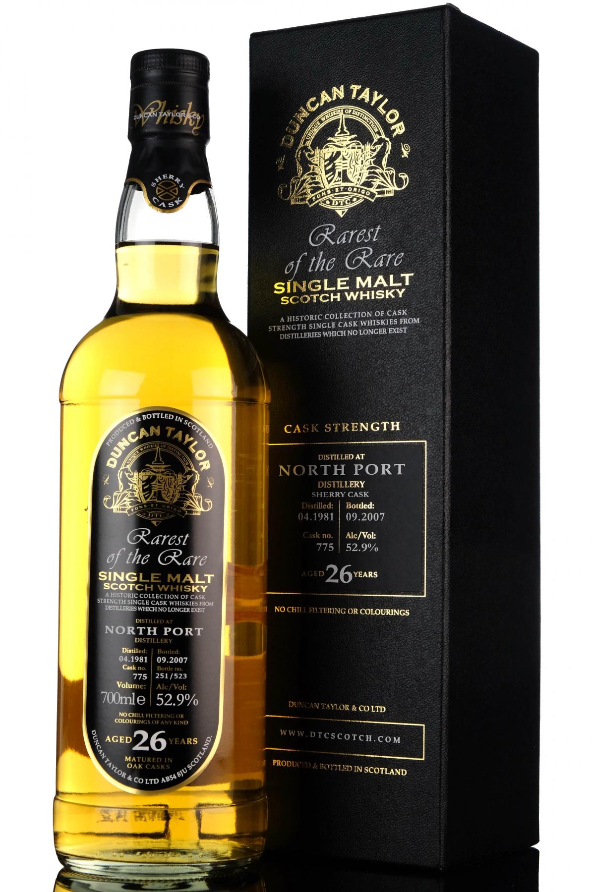 North Port 1981-2007 - 26 Year Old - Duncan Taylor - Rarest Of The Rare