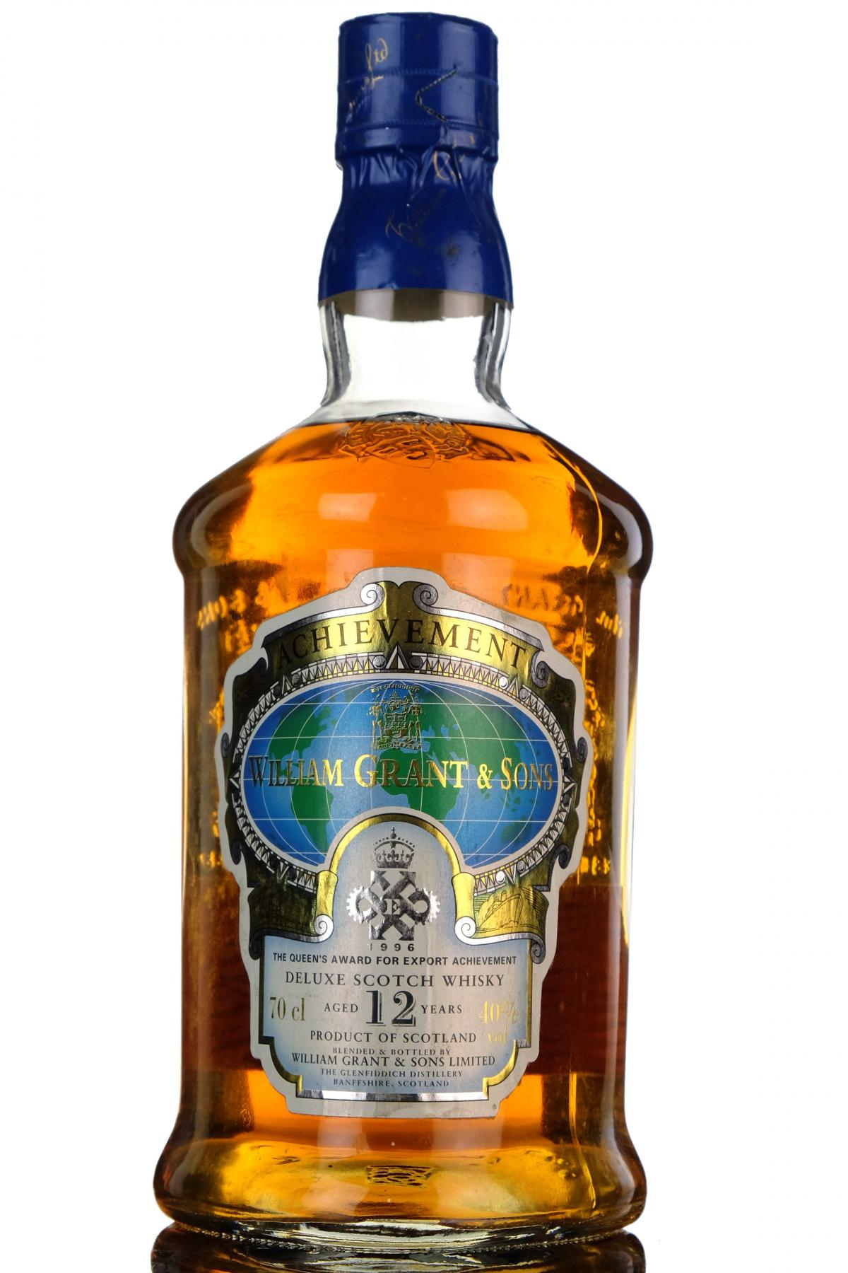 William Grant & Sons 12 Year Old - Queens Award For Export Achievement