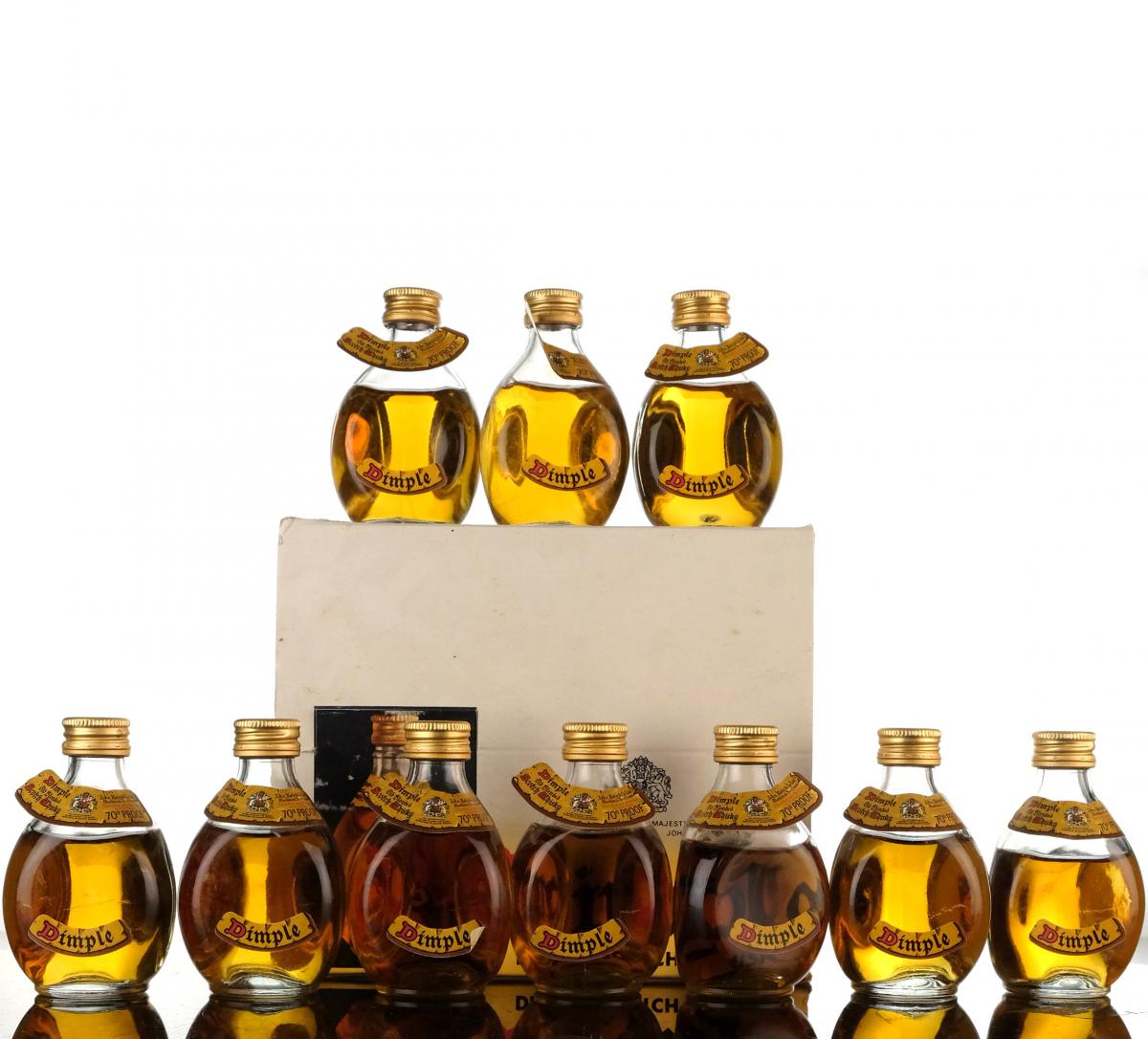 10 x Dimple Miniatures