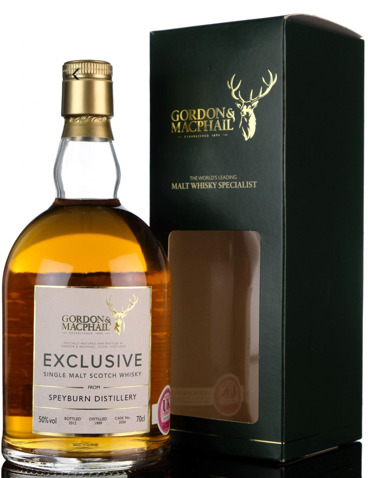 Speyburn 1989-2012 - Gordon & MacPhail - Single Cask 2056