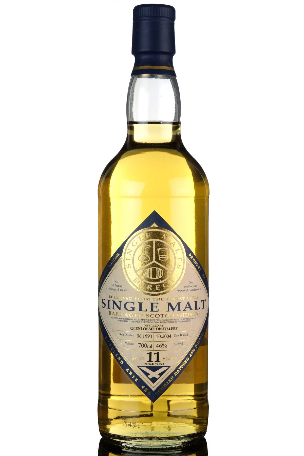 Glenlossie 1993-2004 - 11 Year Old