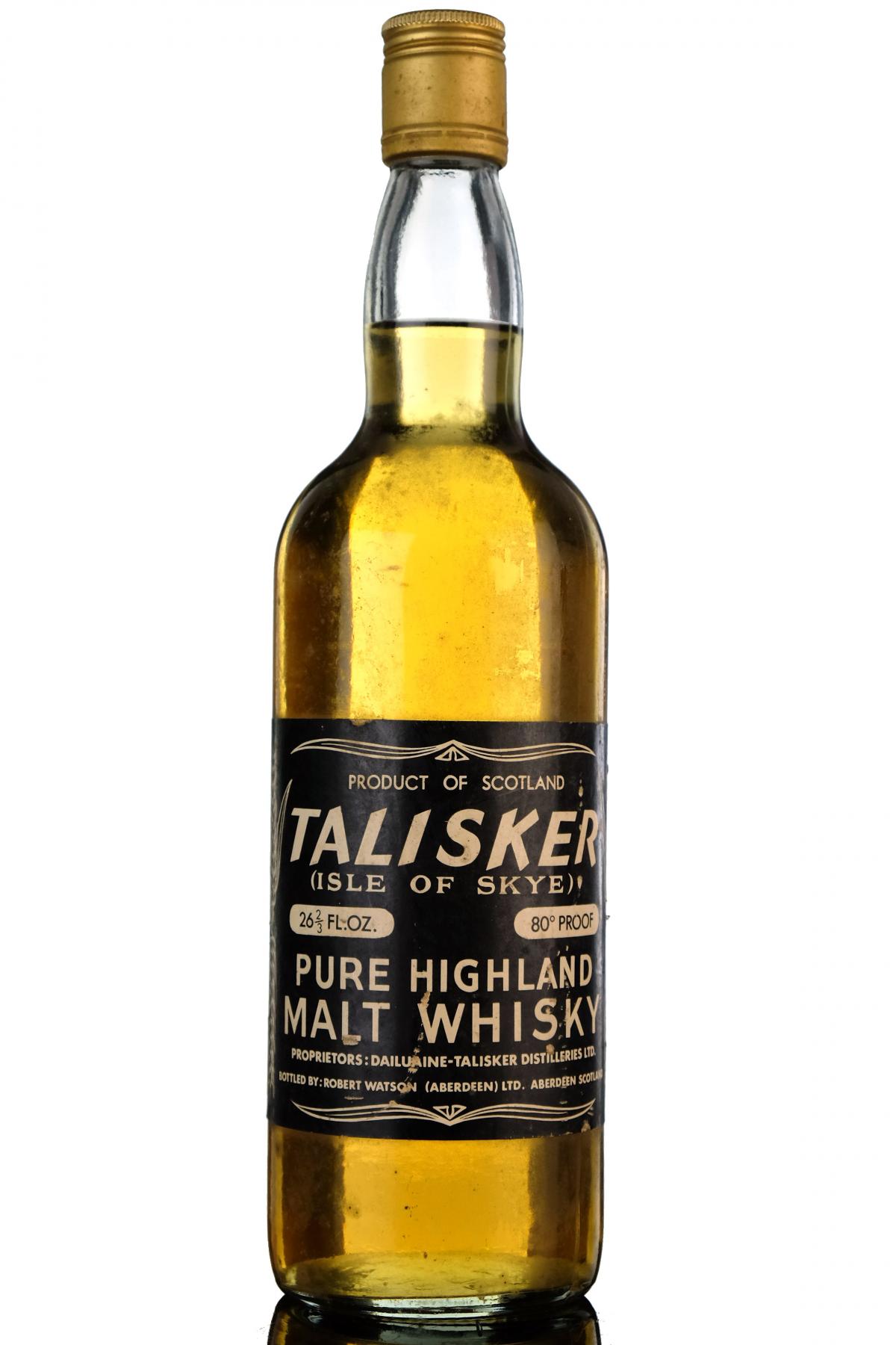 Talisker Nas Robert Watson 1970s