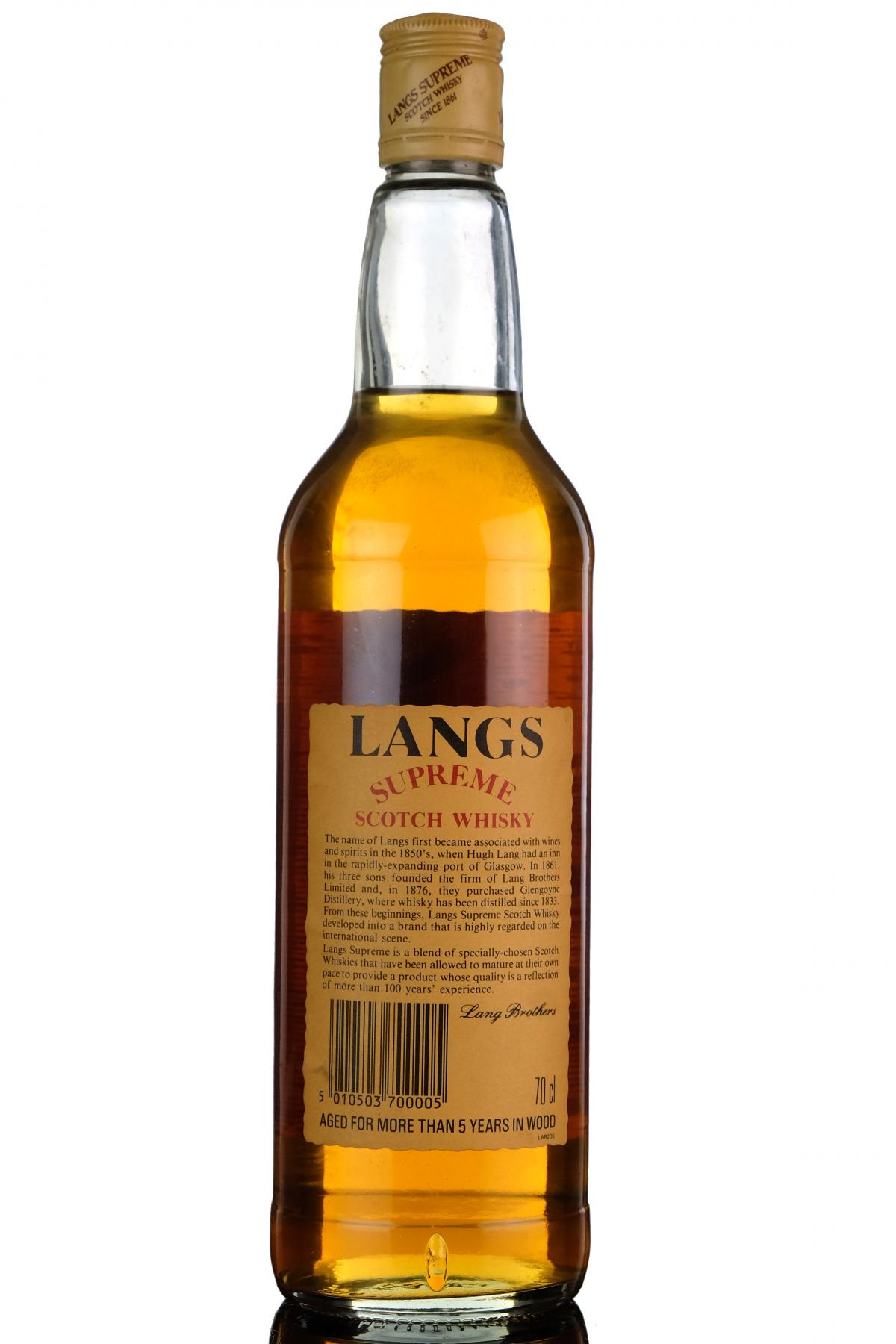 Langs Supreme - 1990s