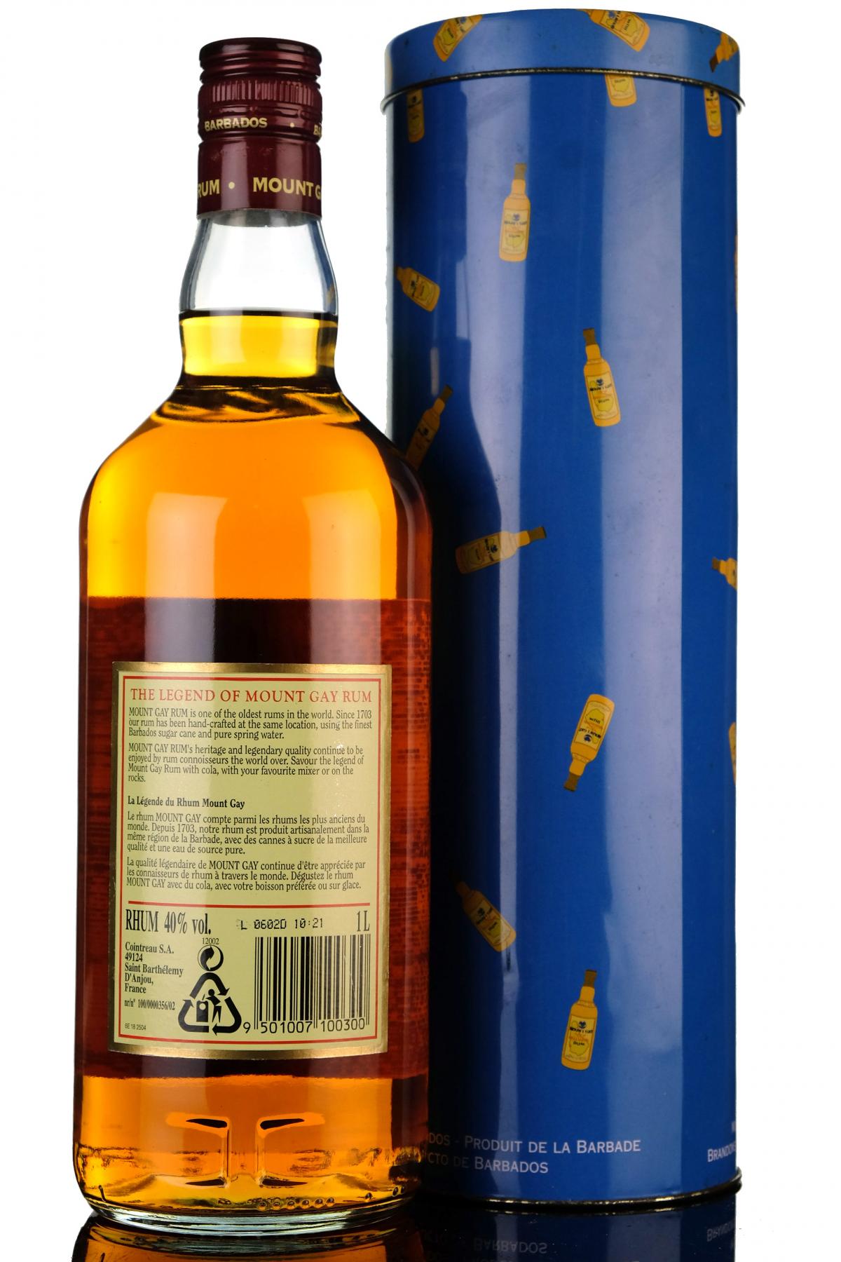Mount Gay Rum - 1 Litre