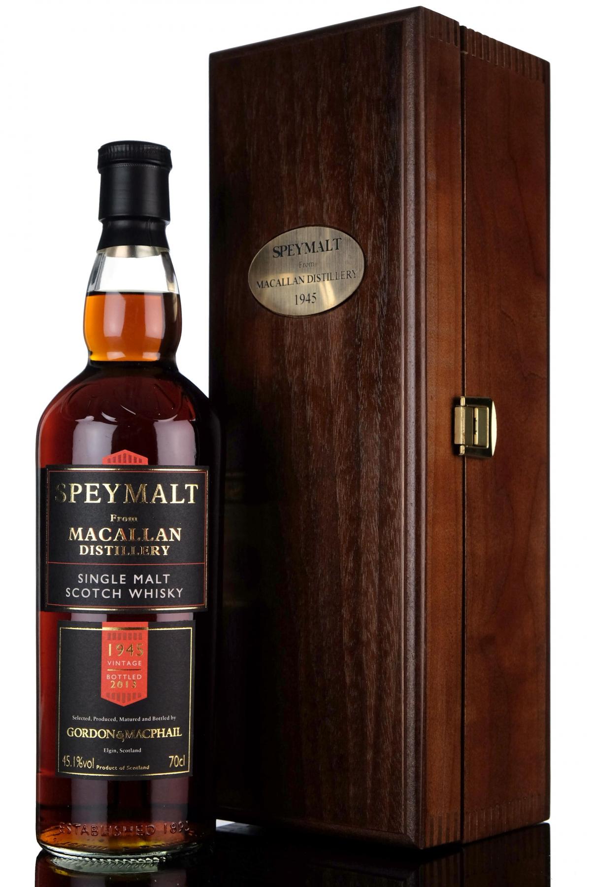 Macallan 1945-2013 - 68 Year Old - Speymalt - First Fill Sherry