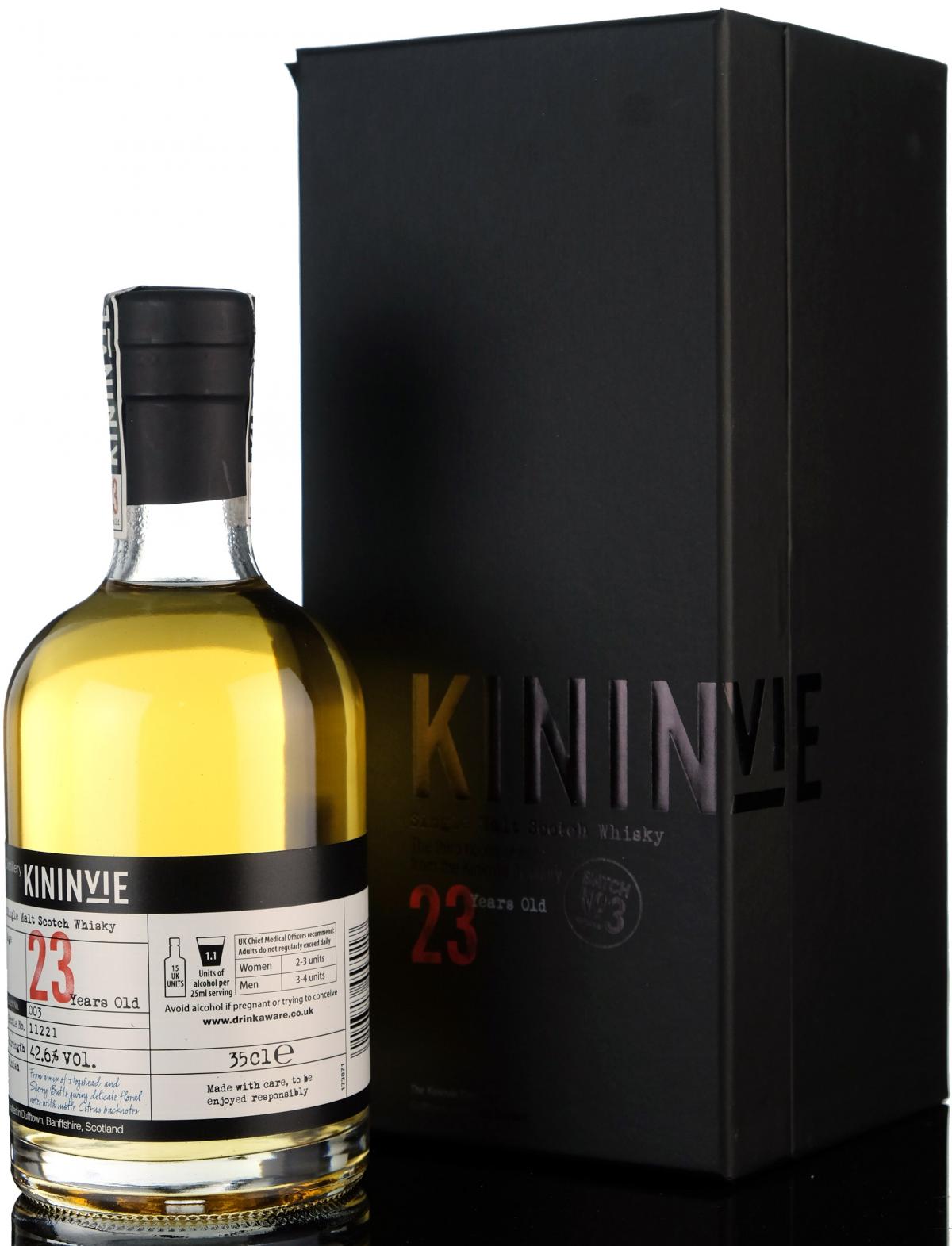 Kininvie 1991 - 23 Year Old - Batch 3 - 35cl