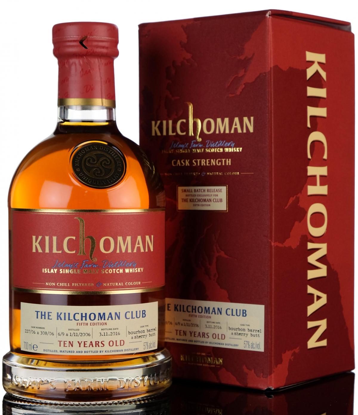 Kilchoman 2006 - 2016 Kilchoman Club Fifth Edition