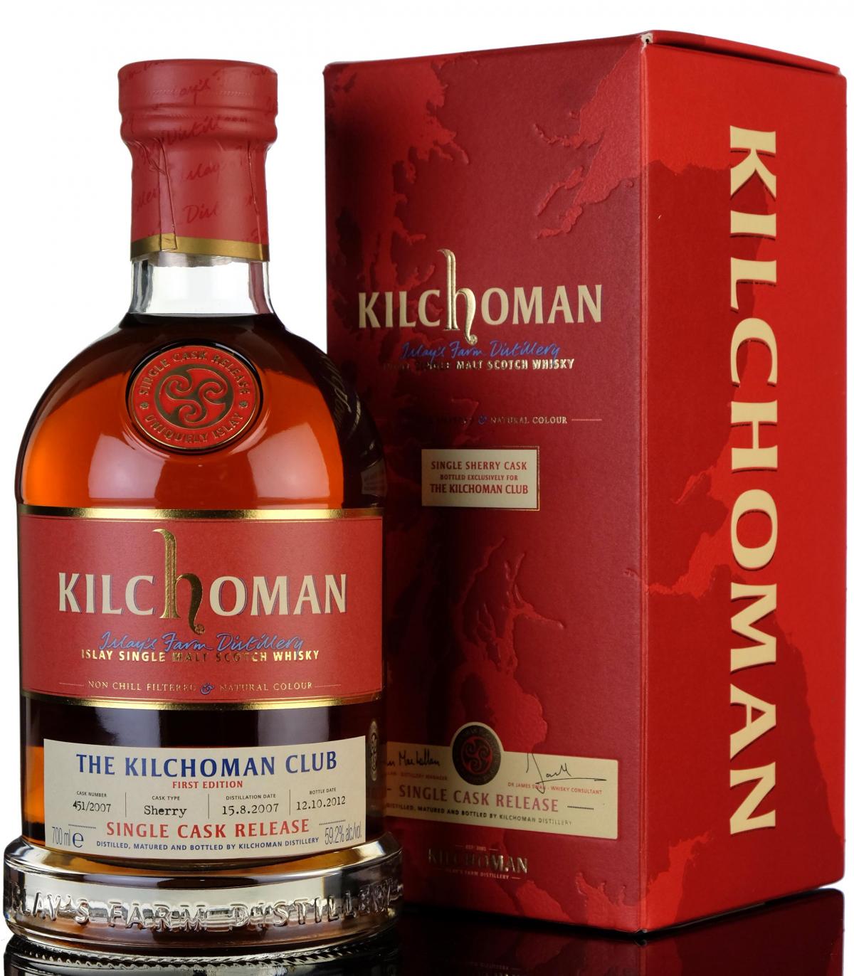 Kilchoman 2007 - 2012 Kilchoman Club First Edition