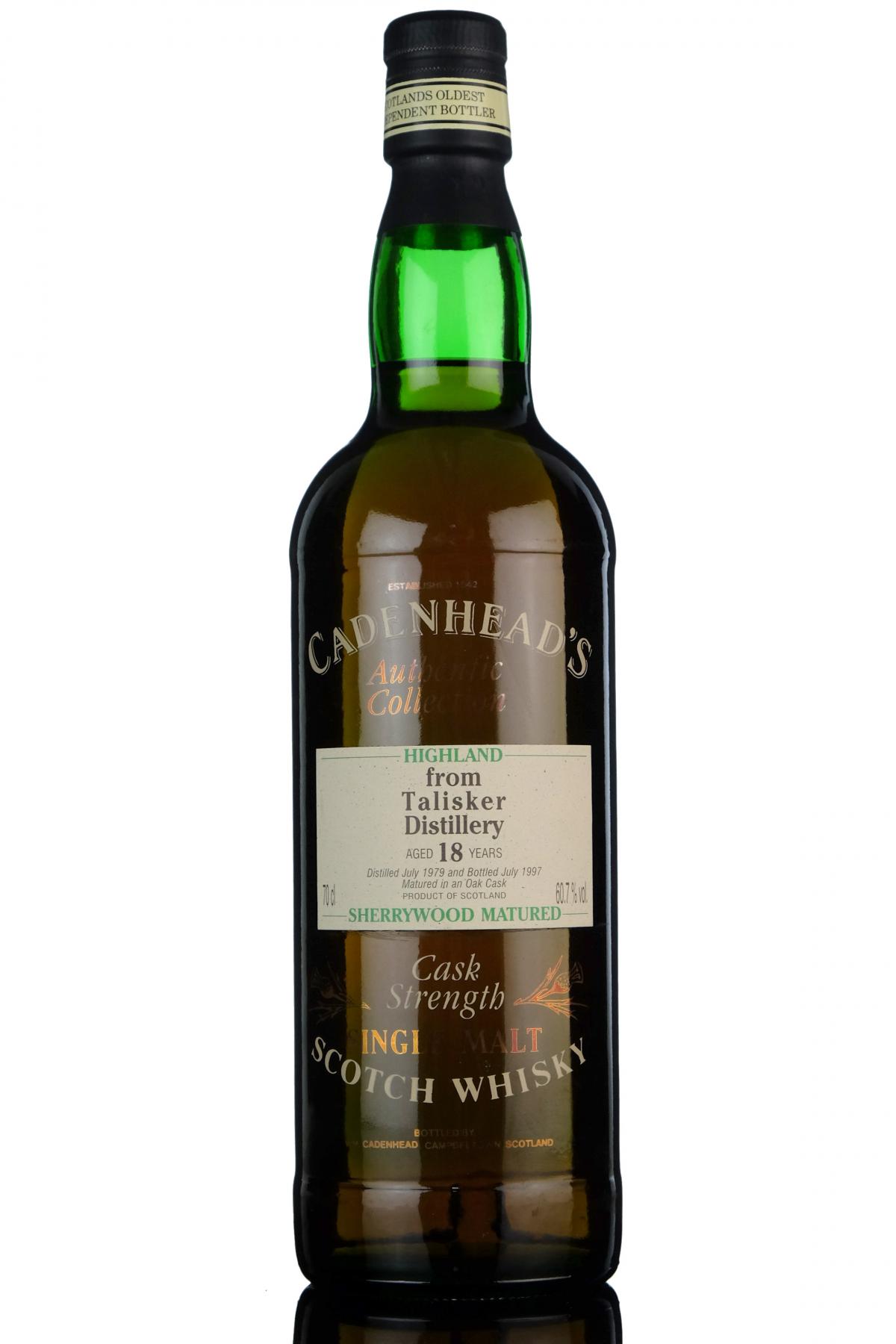 Talisker 1979-1997 - 18 Year Old - Cadenhead Authentic Collection