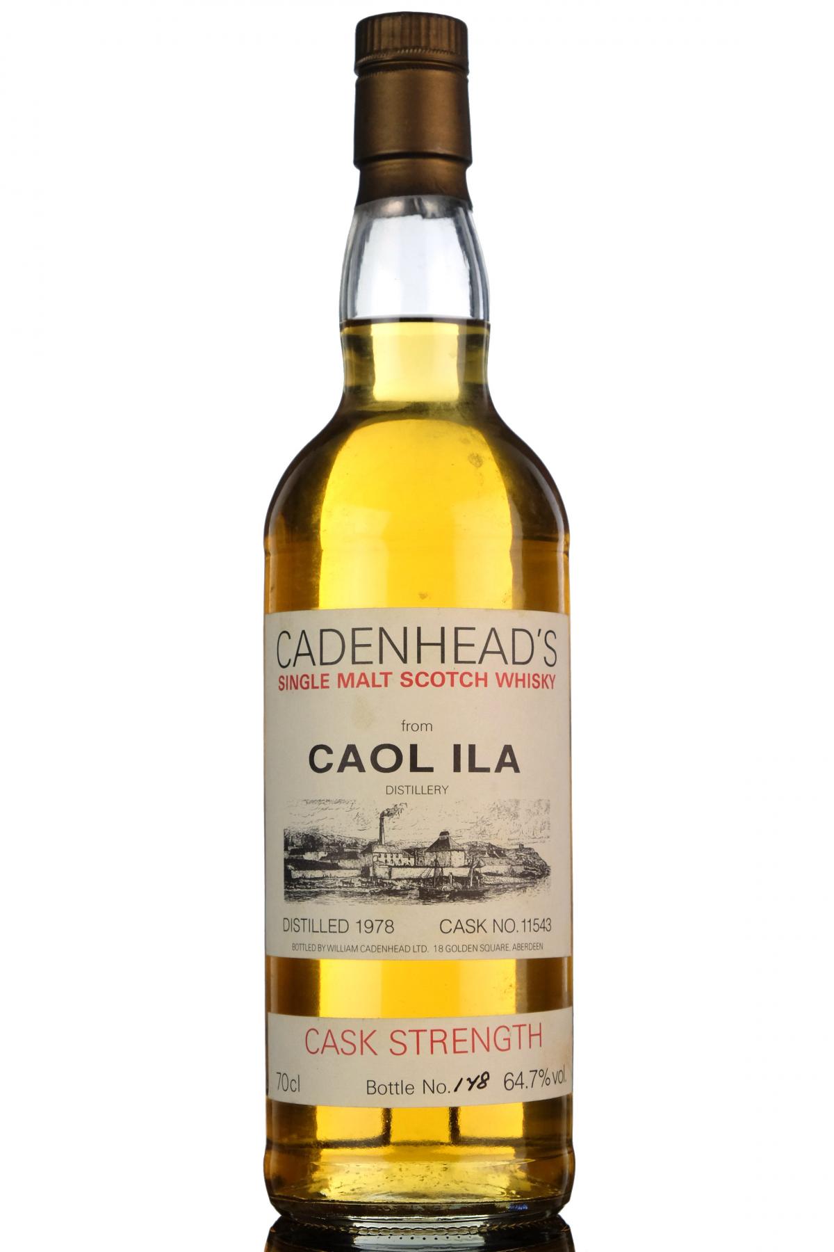Caol Ila 1978 - Cadenheads Cask Strength 11543
