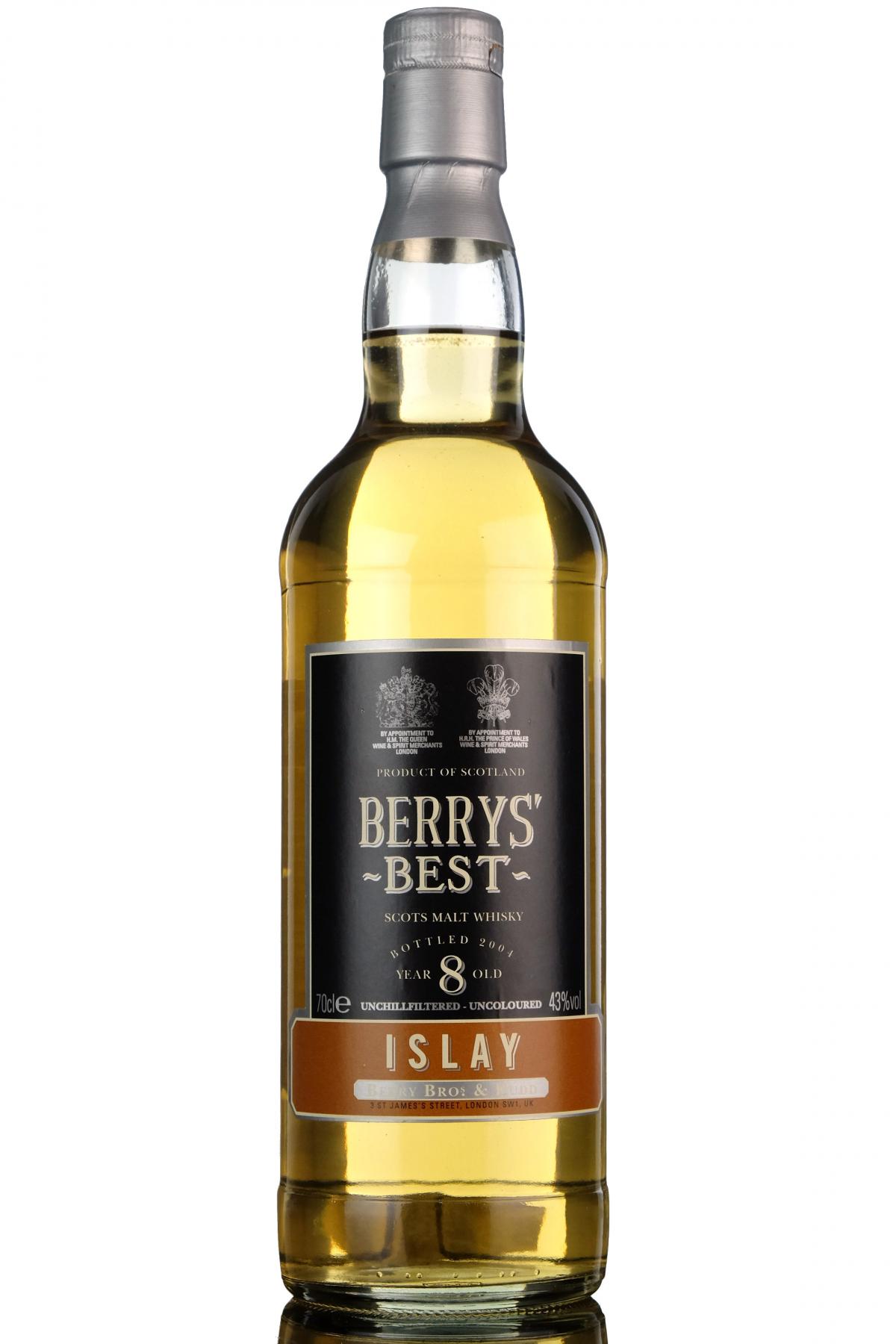 Berrys Best 8 Year Old - Islay - Bottled 2004