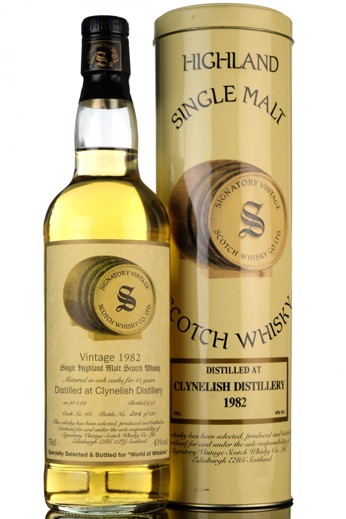 Clynelish 1982 - 1997 15 Signatory Vintage