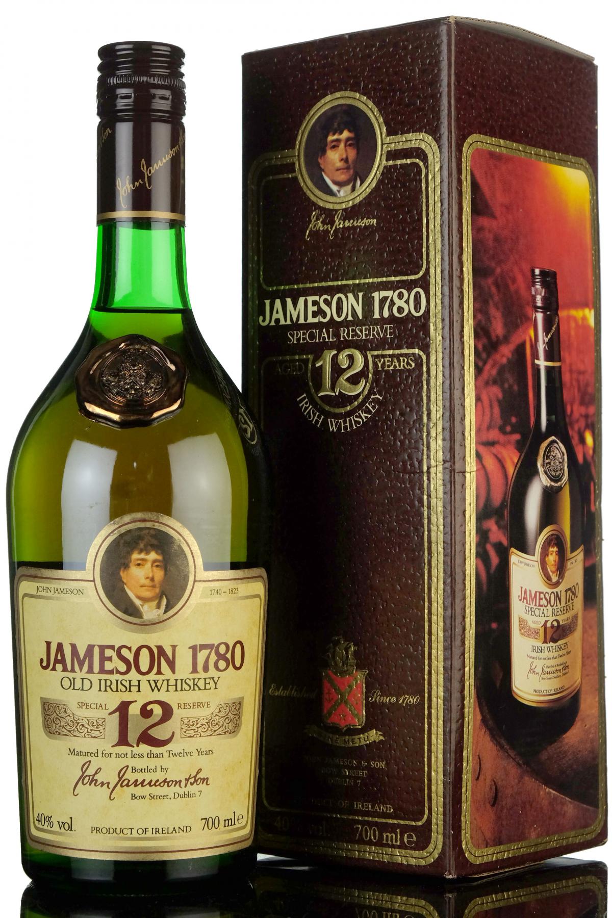 Jameson 12 Year Old - Special Reserve - 1980s
