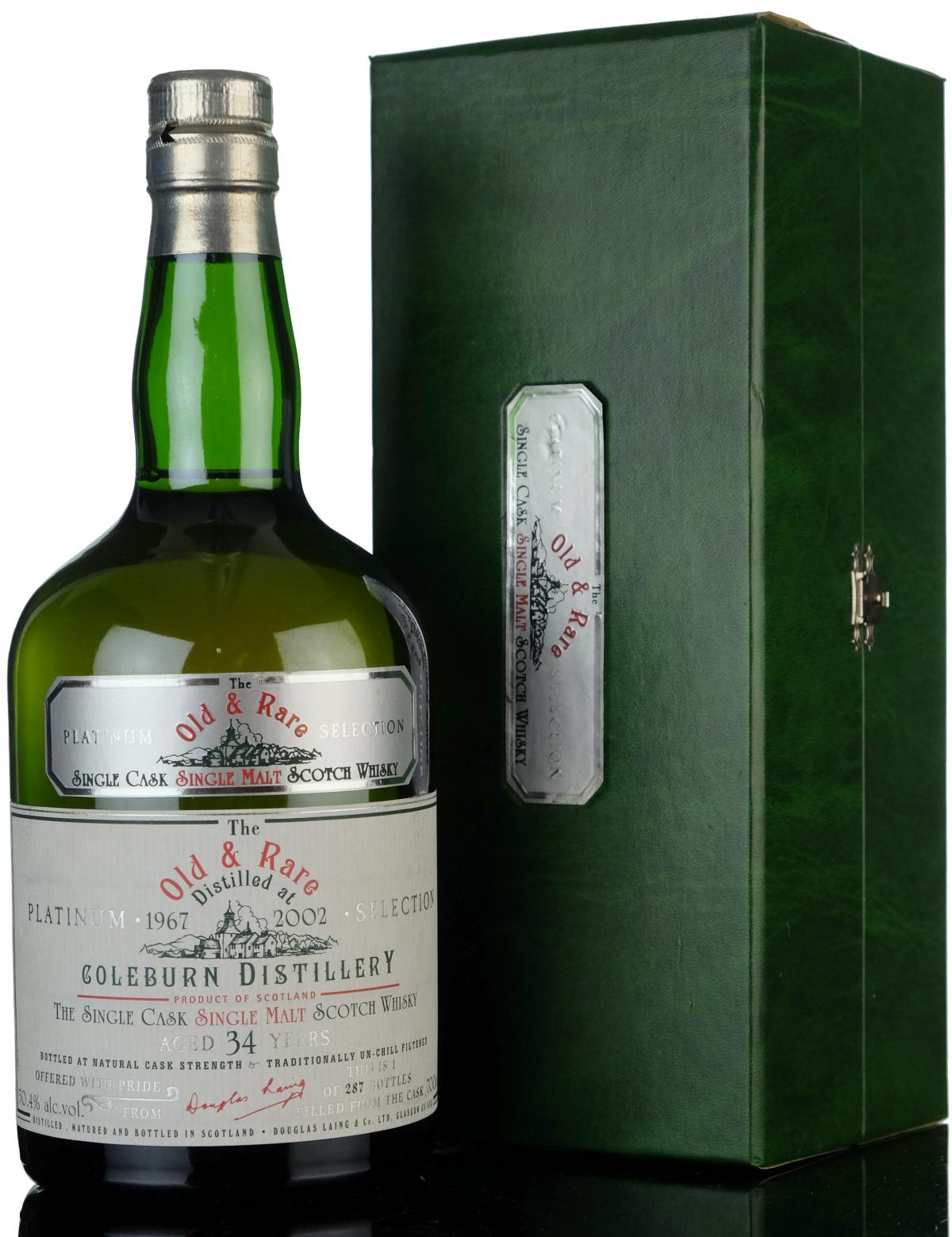 Coleburn 1967-2002 - 34 Year Old - Douglas Laing - Old & Rare Platinum Selection