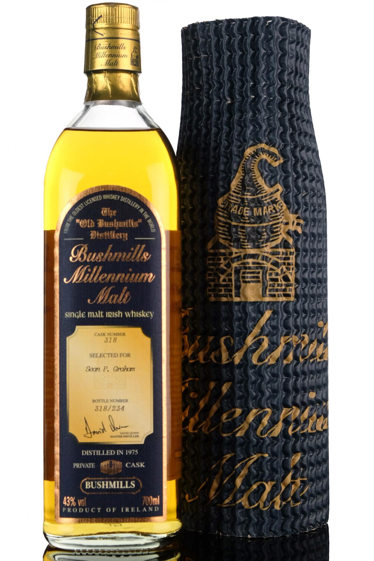 Bushmills 1975-2000 - Millennium Irish Whiskey - Single Cask 318