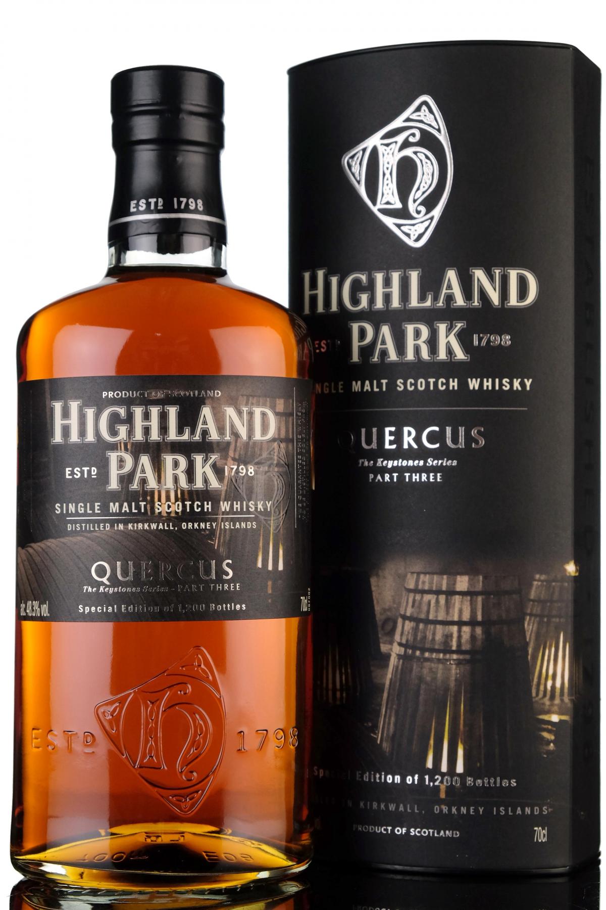 Highland Park Quercus Keystones Series Part Three