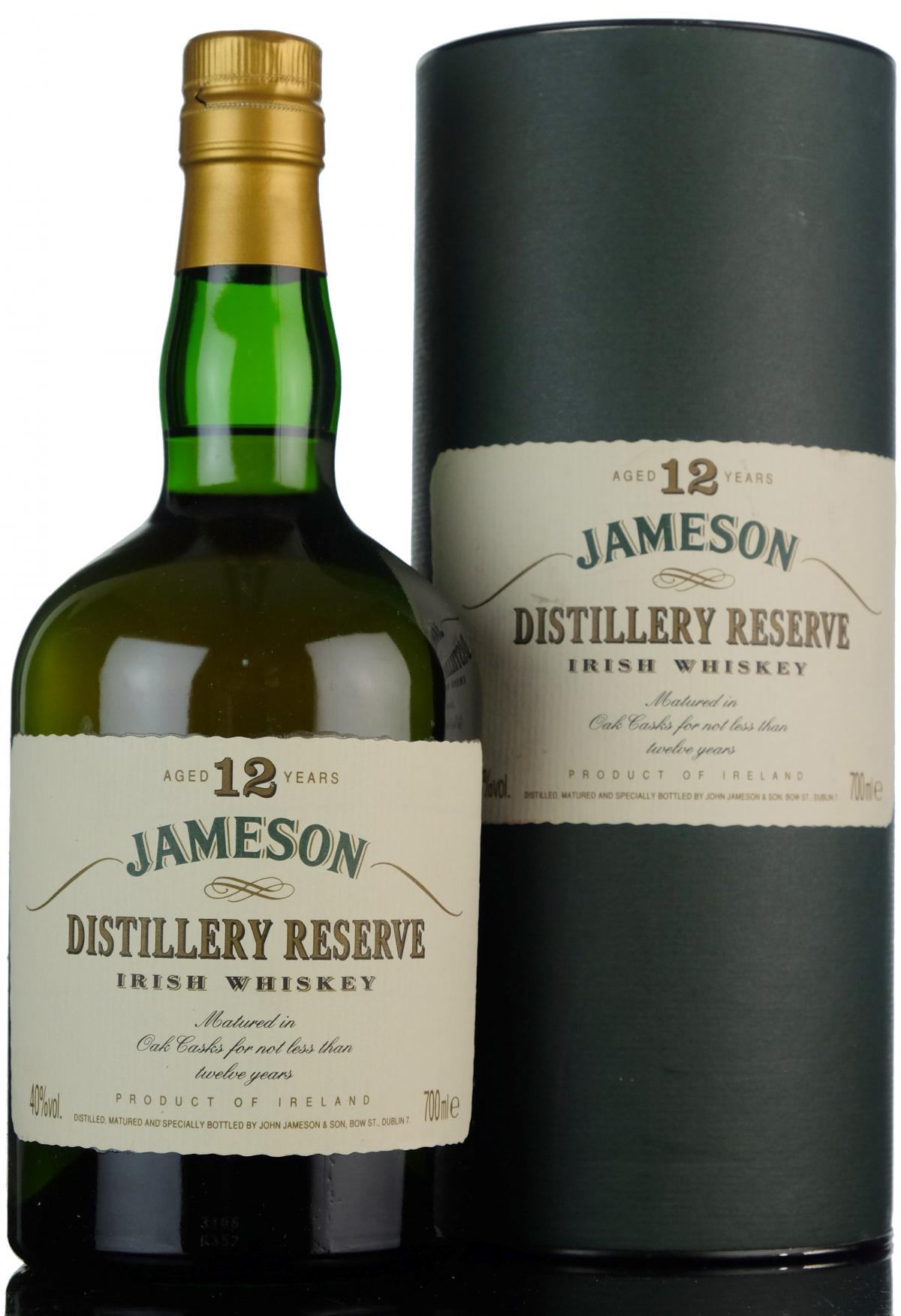 Jameson 12 Year Old - Distillery Reserve Irish Whiskey