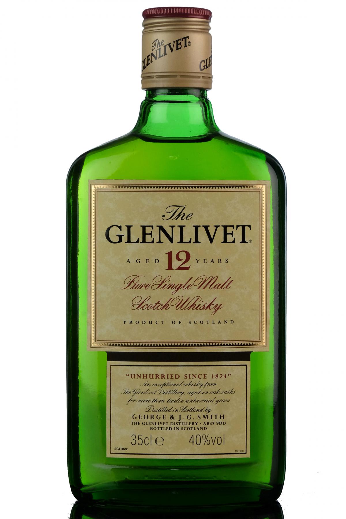 Glenlivet 12 Year Old - Half Bottle