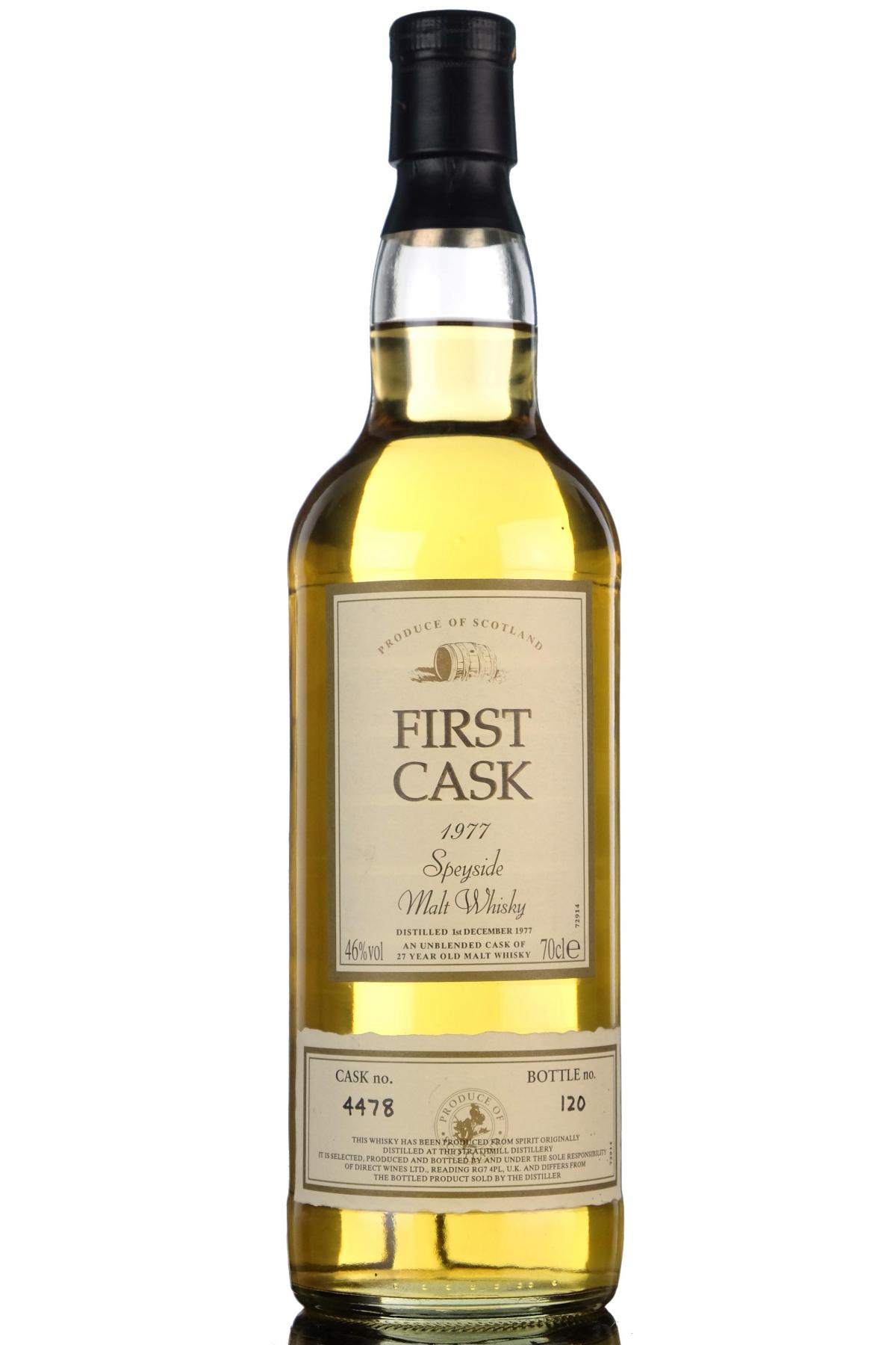 Strathmill 1977 27 First Cask 4478
